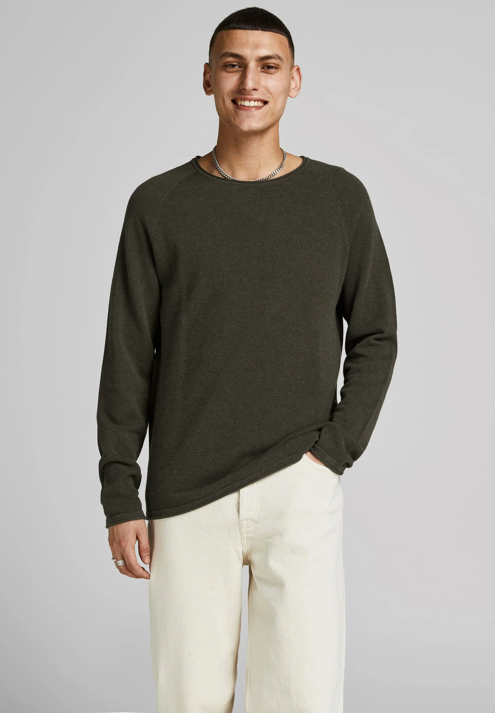 Jack & Jones JJEHILL CUELLO REDONDO - Suéter