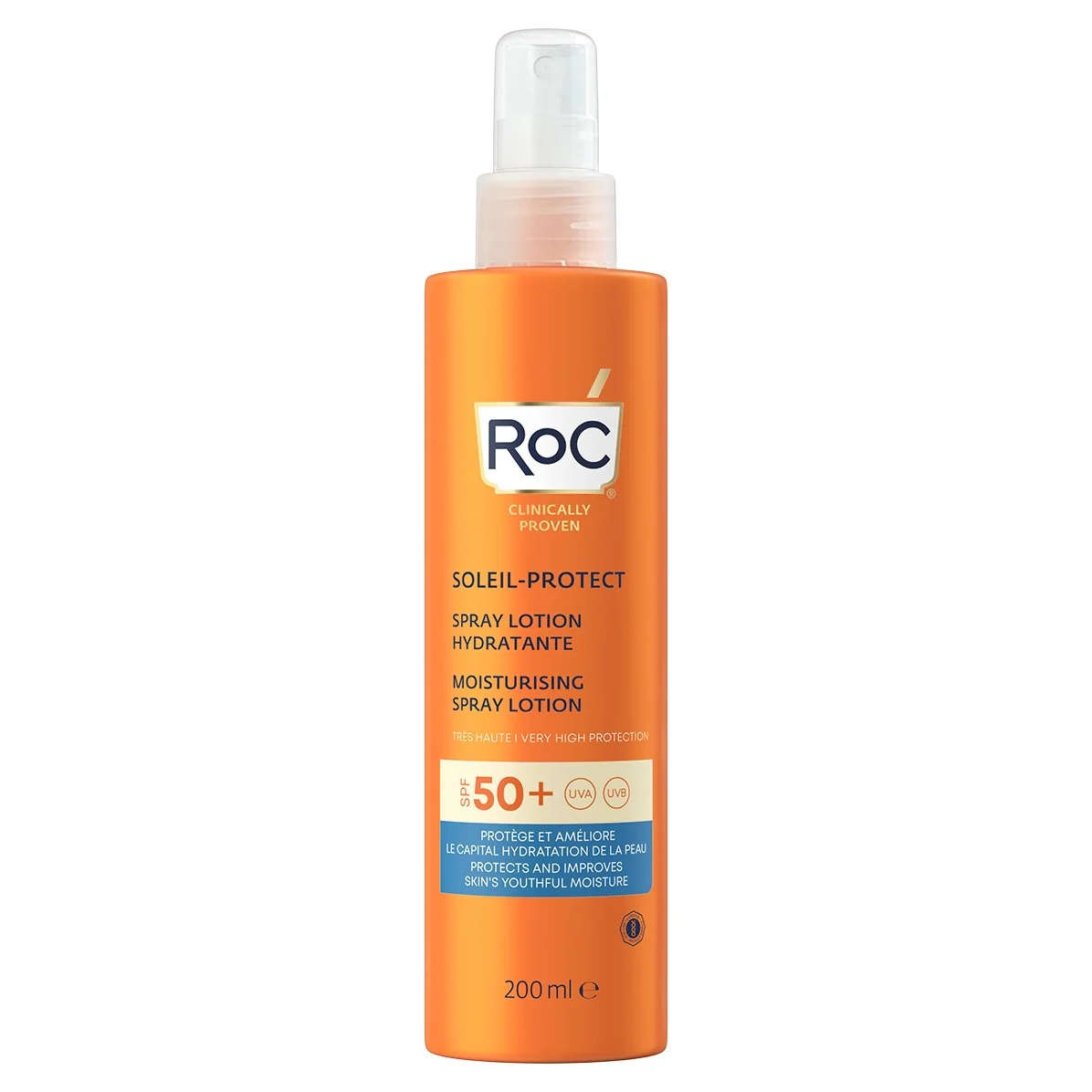 Soleil-Protect hidratantni losion za tijelo u spreju za sunčanje SPF50+ - Sprej za tijelo s visokom zaštitom od sunca.