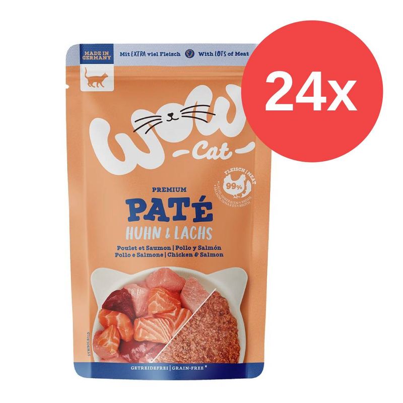 Sparpaket WOW Cat Adult 24 x 125 g zu TOP-Preisen