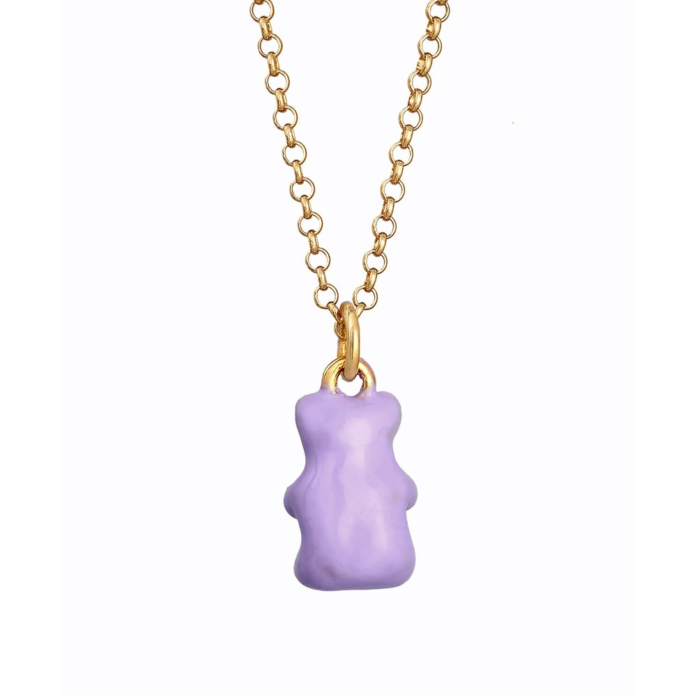 Elli Elli Collier Femmes Pendentif Ours Tendance avec émail en argent sterling 925 pla Bijoux