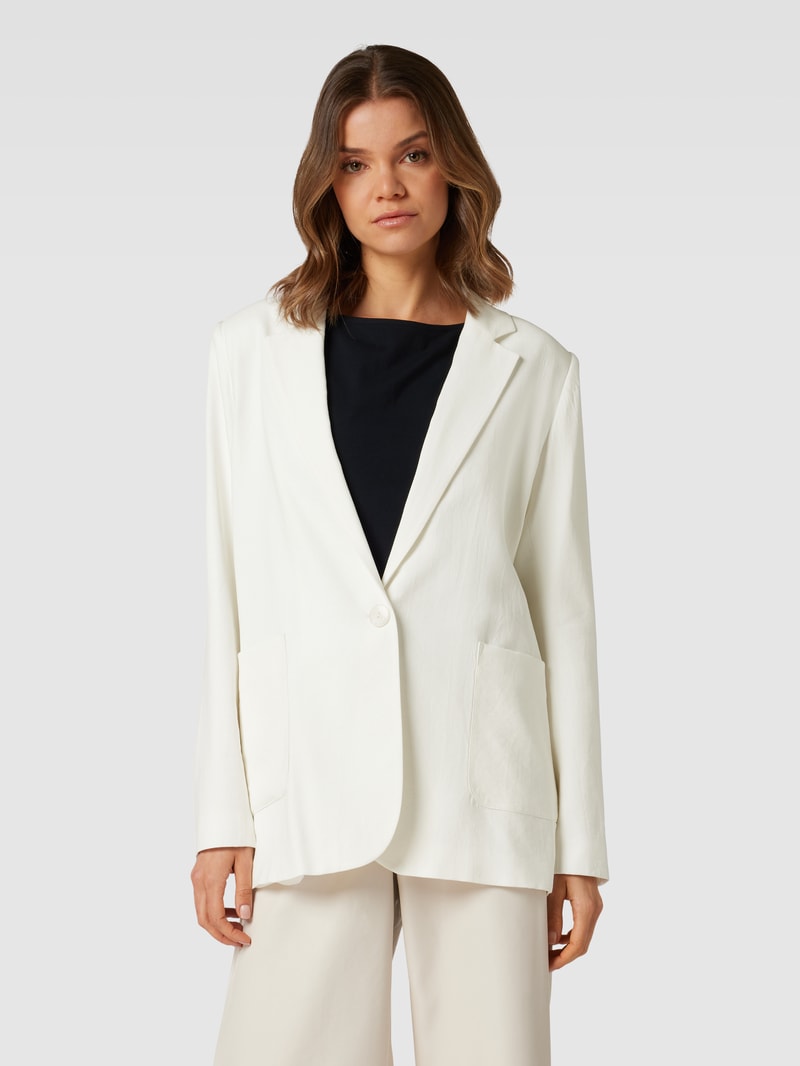 Blazer mit Reverskragen in ecru