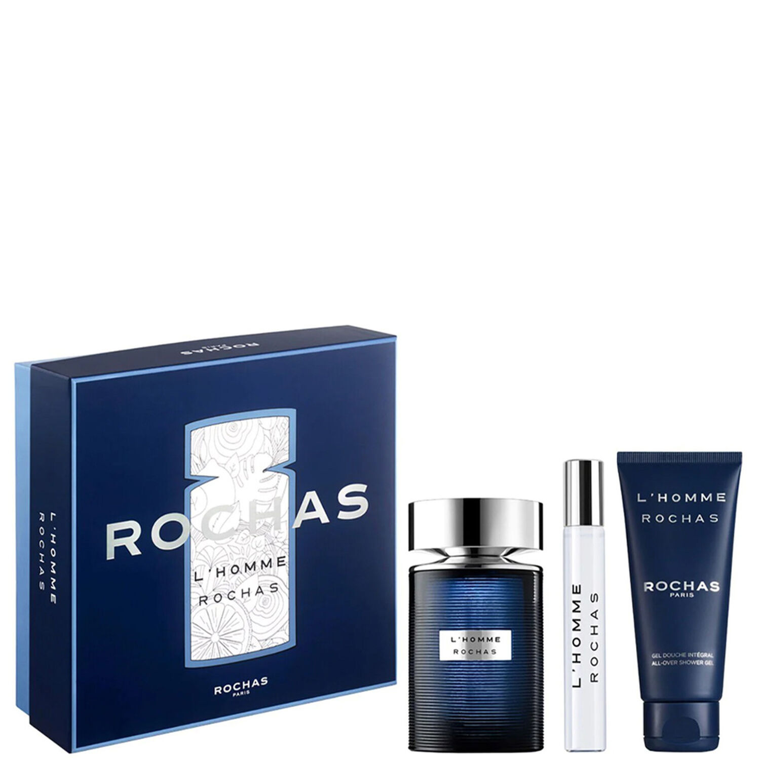 Rochas L'Homme Rochas Coffret Eau de Toilette 100 ml + Vapo 20 ml + Gel Douche 100 ml