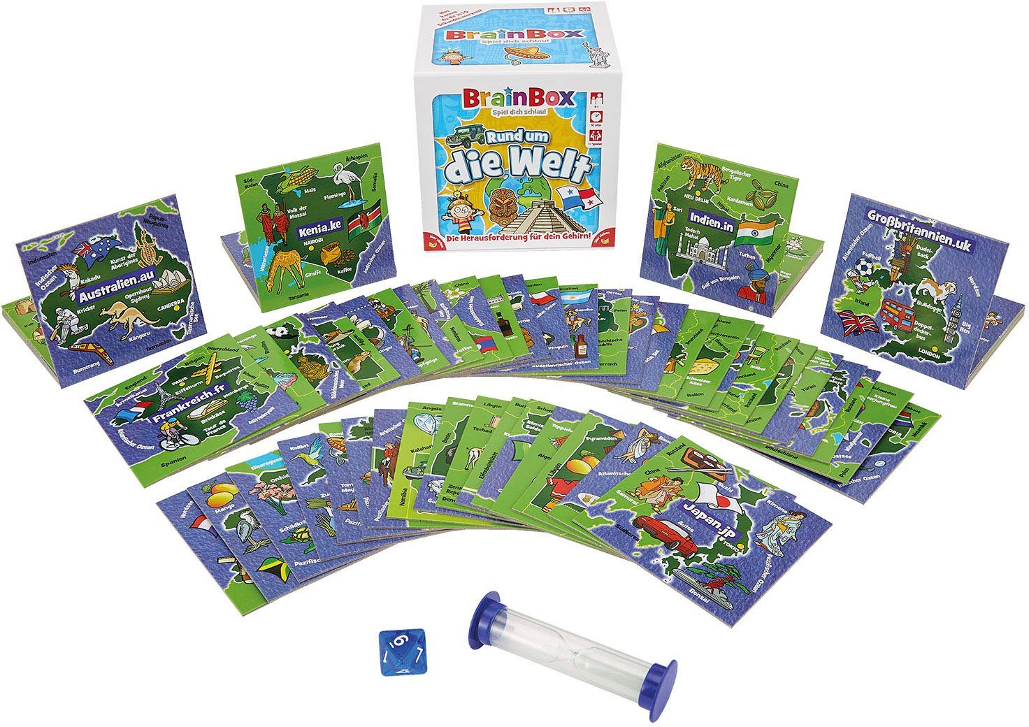 BrainBox Spiel, Rund um die Welt