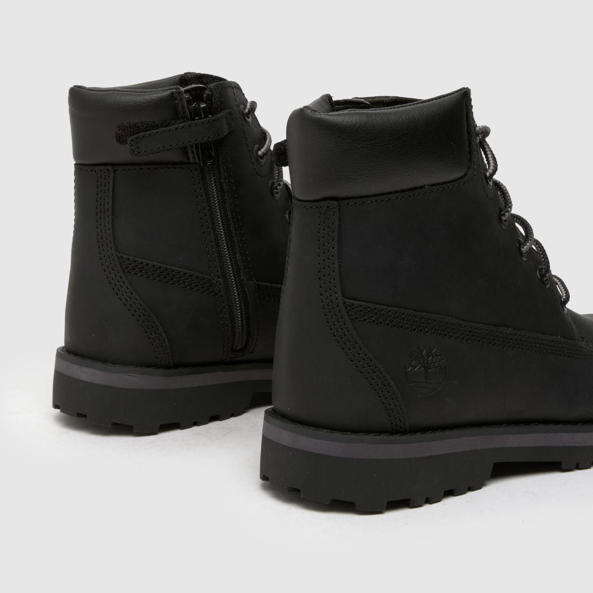 Timberland fekete courma gyerek ifjúsági csizma