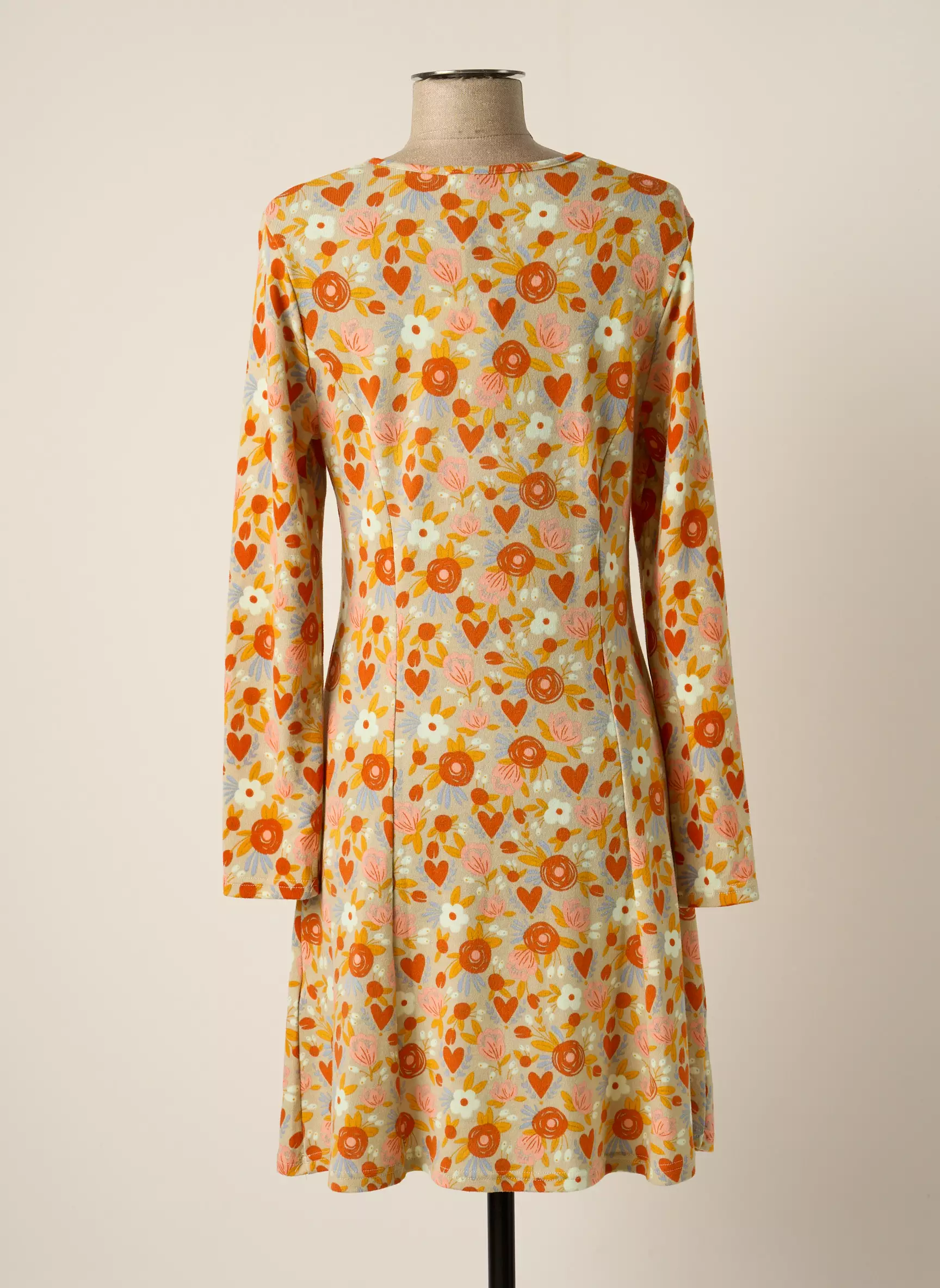 Md M Robes Courtes Femme couleur orange