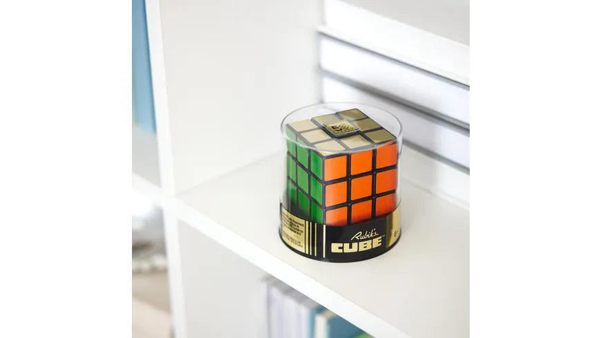 Rubik’s 3x3 Retro Cube Zauberwürfel - der 3x3 Cube im Look and Feel des Originals von vor 50 Jahren