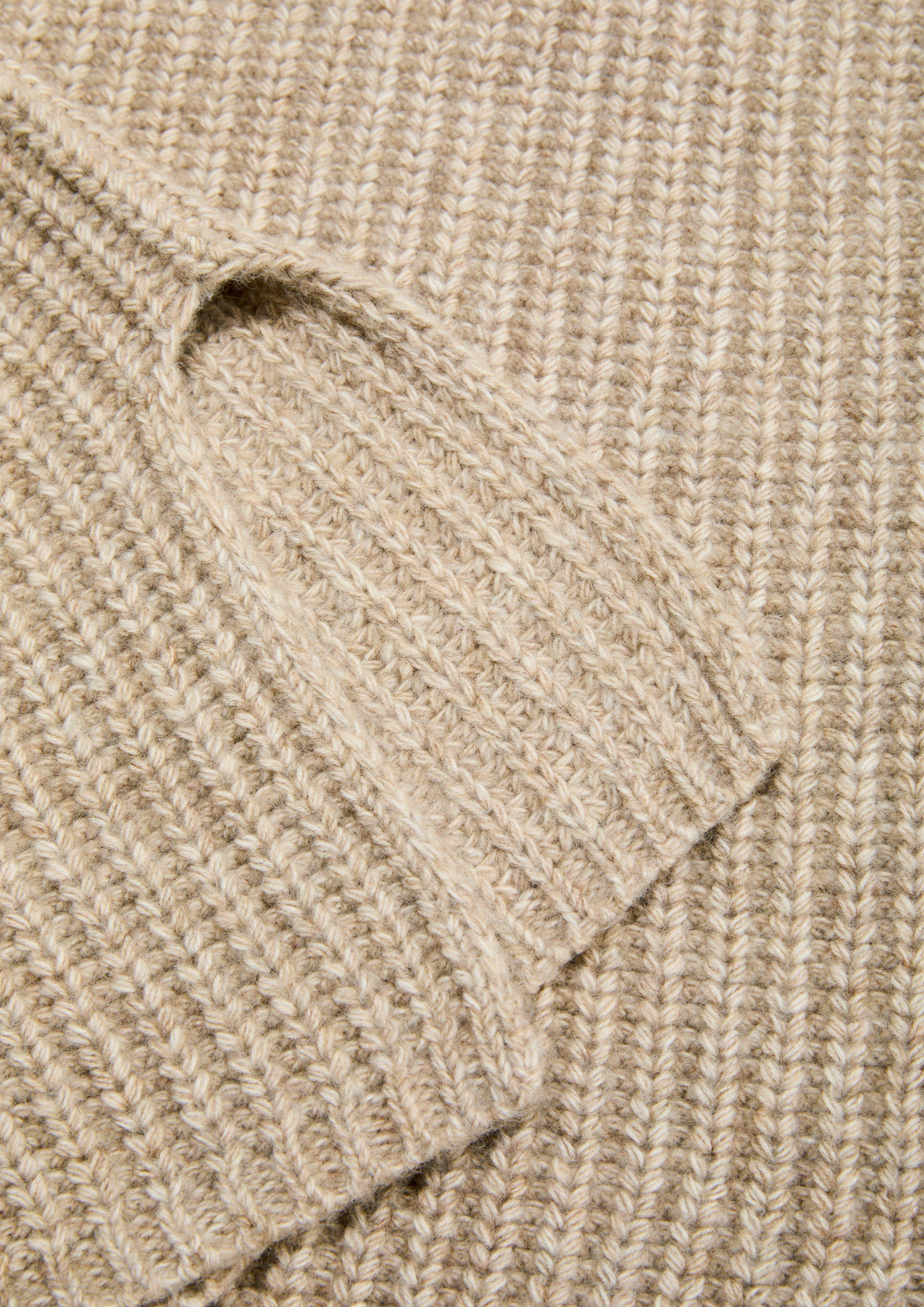 Loop-Schal in Rippstrick mit Wolle  2137712-82W2