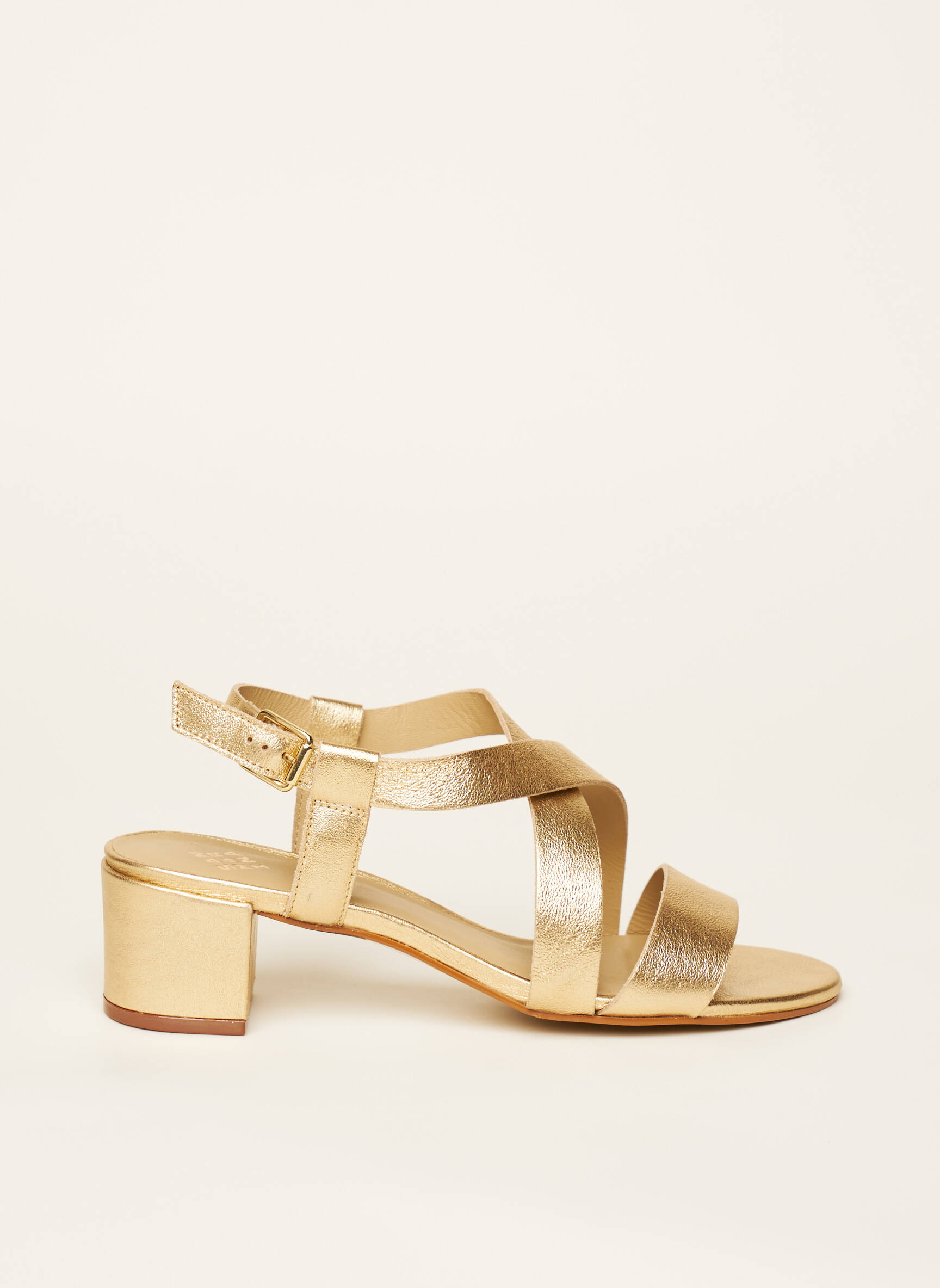 San Marina Sandales Nu Pieds Femme couleur jaune