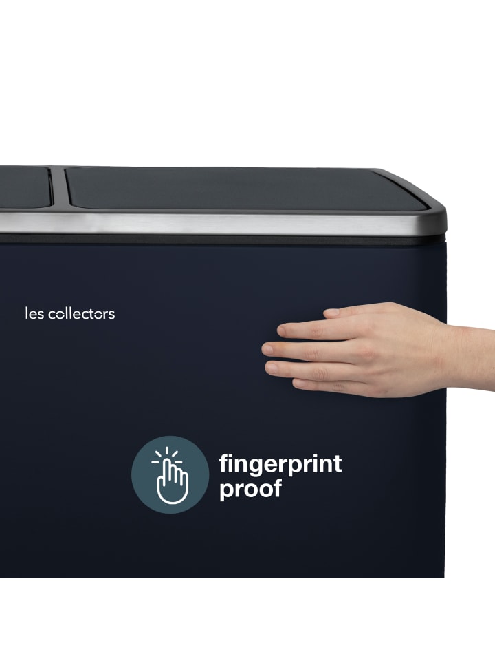 Les collectors Abfalleimer 2x30L N°908 in Dunkelblau matt günstig kaufen onesize