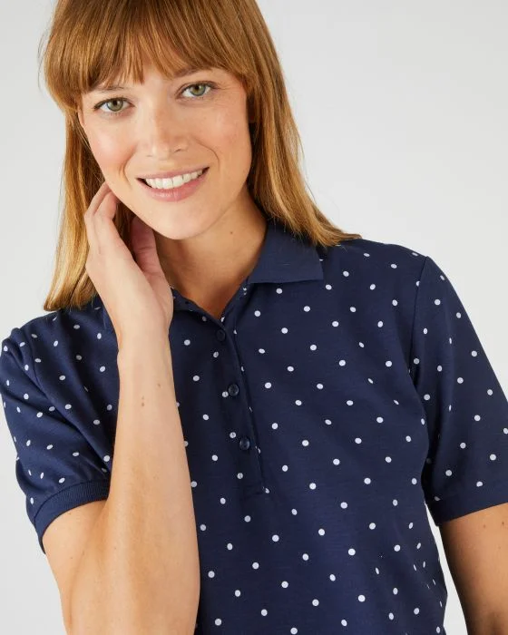 Polo maille piquée