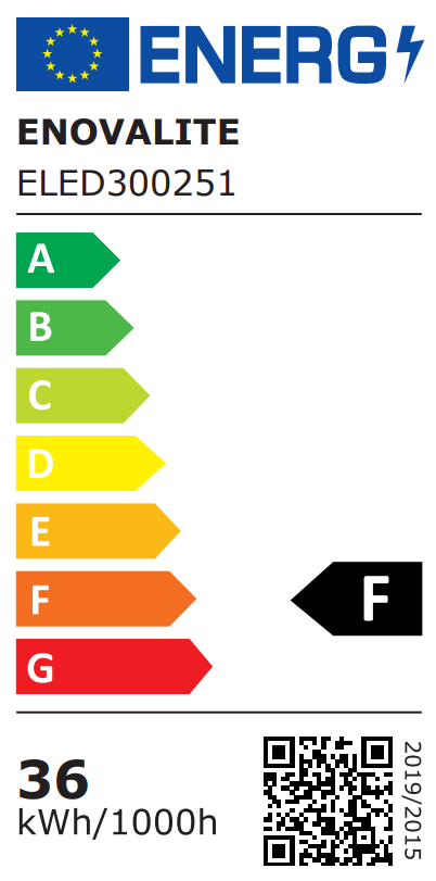 ENOVALITE Smartes RGB Panel Up&Down, 36W, ø400mm, Wifi, Tuya App, CCT, dimmbar