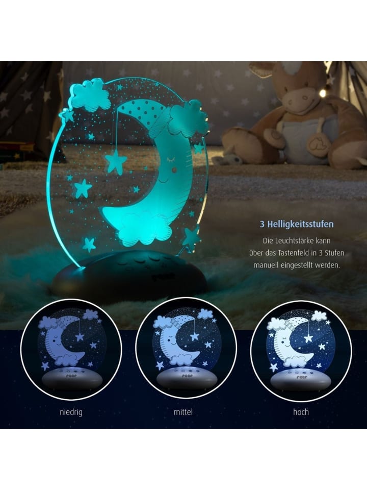 Reer ColourLumy Mond Beruhigungslicht in Weiß ab 0 Monate günstig kaufen onesize