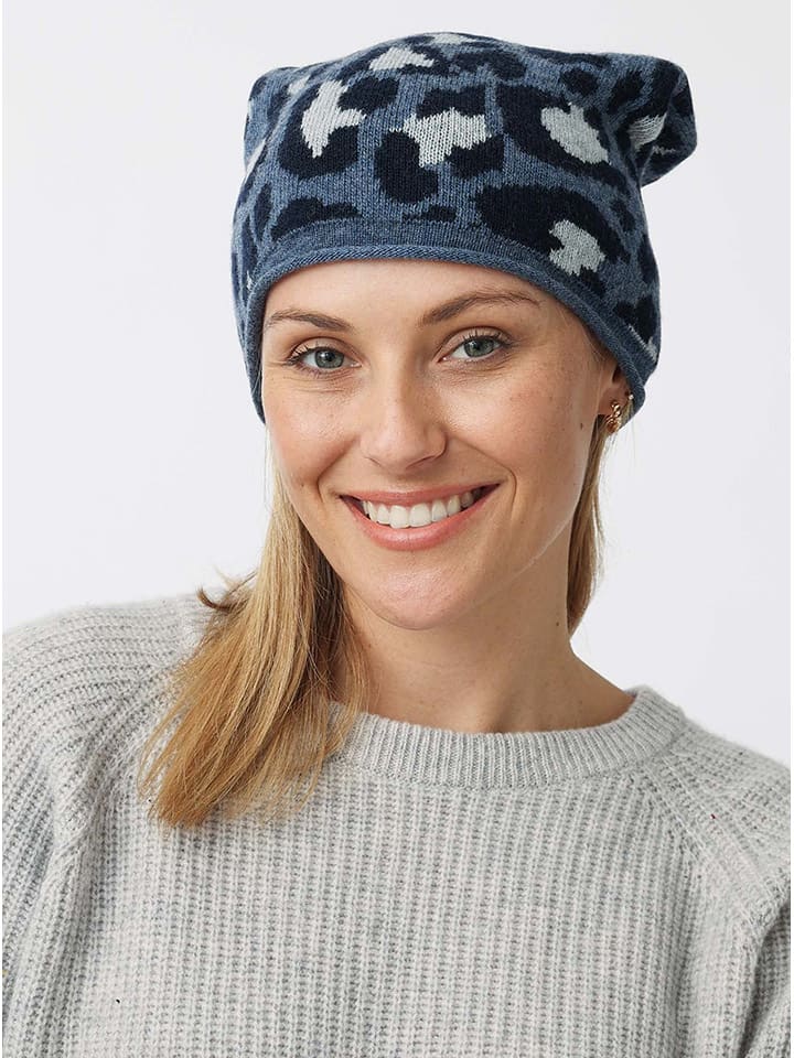 Zwillingsherz Beanie in Blau günstig kaufen onesize