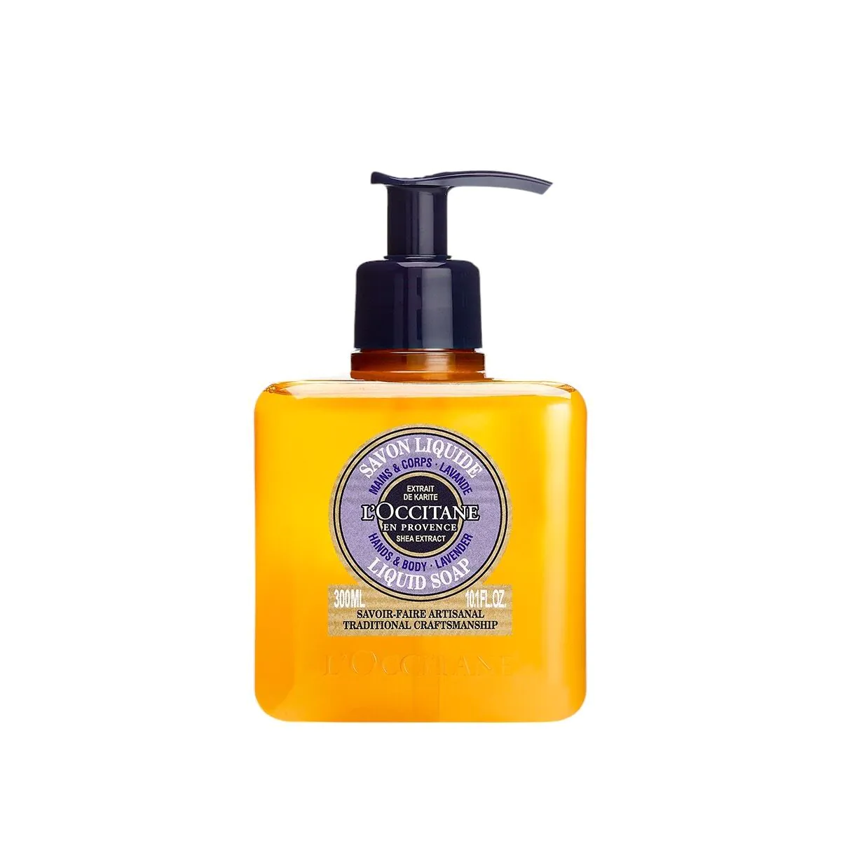 Υγρό σαπούνι με βούτυρο καριτέ L'Occitane με λεβάντα
