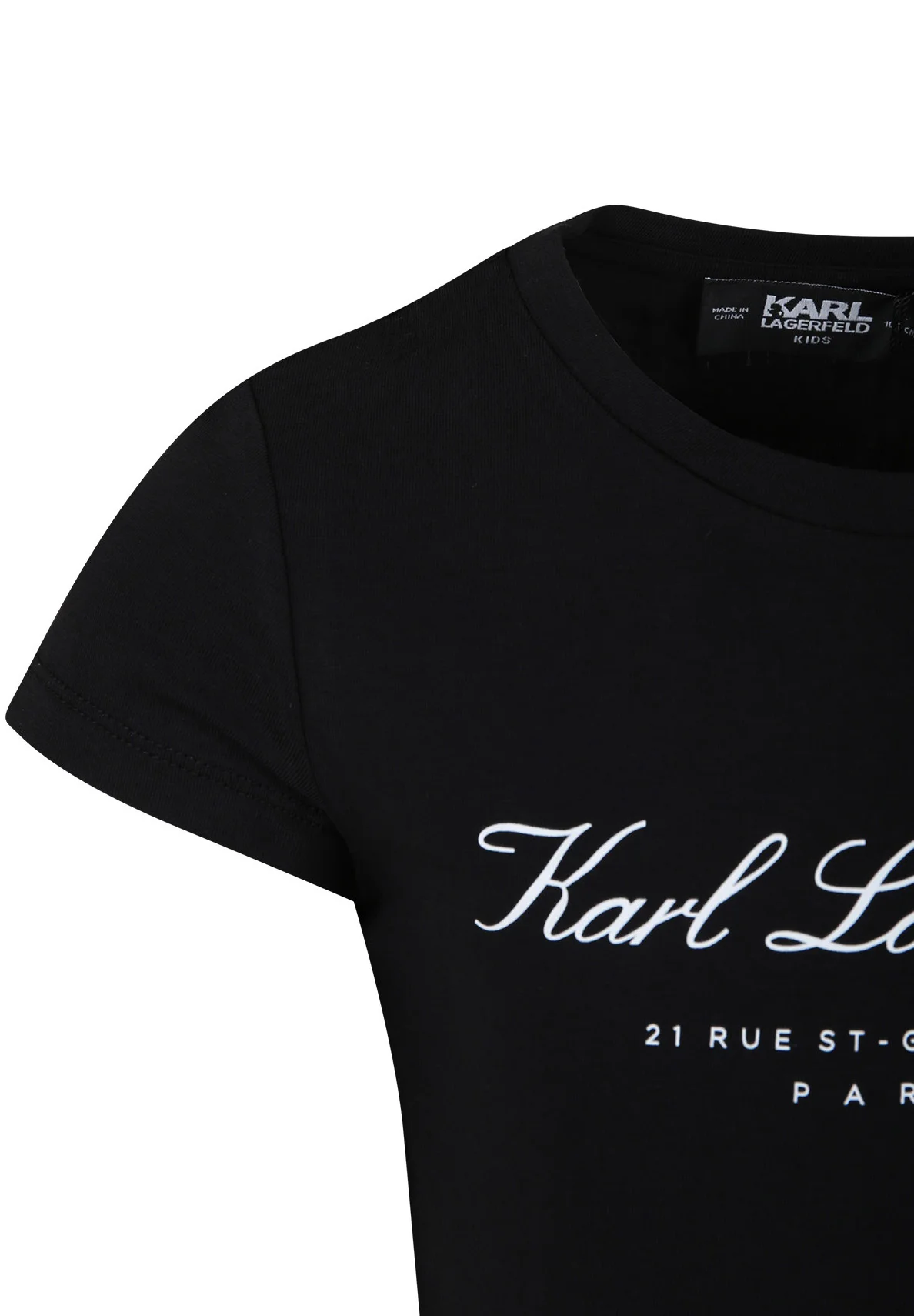 Camiseta infantil con estampado de KARL LAGERFELD