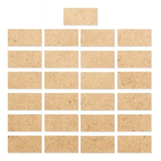Kromlech Bases - Rectangle 30x60 mm (25)