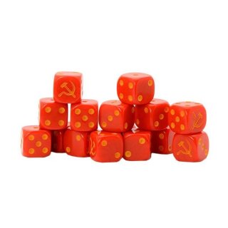 Soviet Union D6 Dice (16)