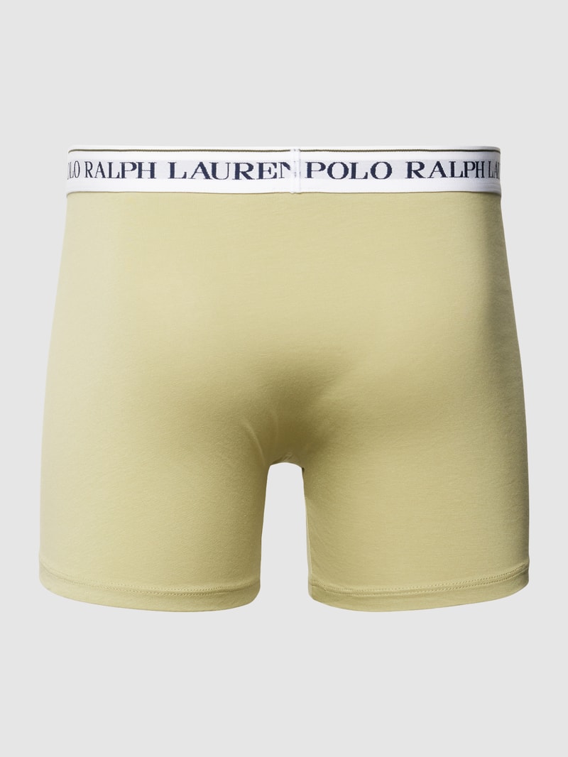 Boxershorts mit elastischem Logo-Bund im 3er-Pack in olivgrün