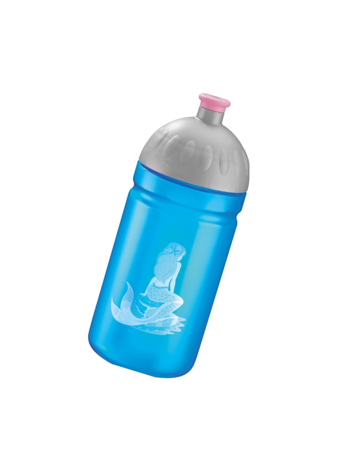 Step by Step Trinkflasche, 0,5 l, für Kindergarten und Schule in Mermaid Bella, Blau günstig kaufen 18,5 cm