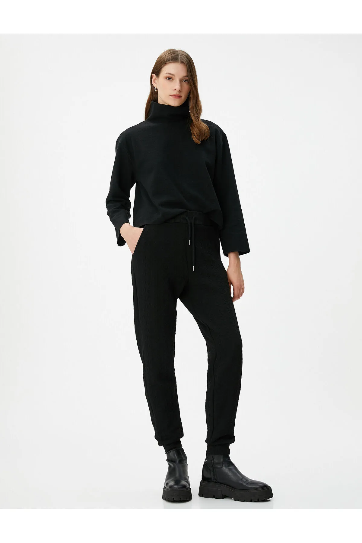 Koton  Jogger-Jogginghose mit strukturierter Taille und Tasche