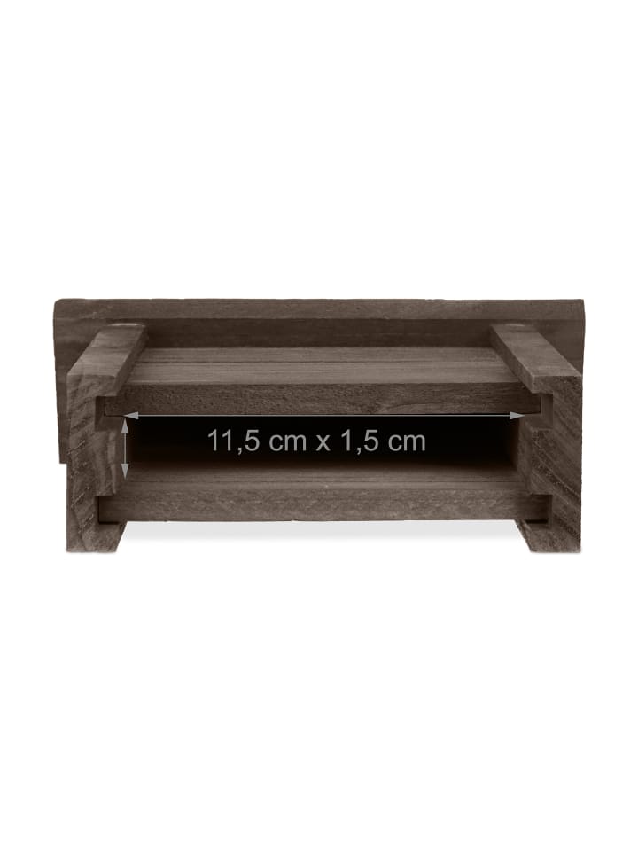 relaxdays Fledermauskasten in Braun - (B)18 x (H)29 x (T)6 cm günstig kaufen onesize