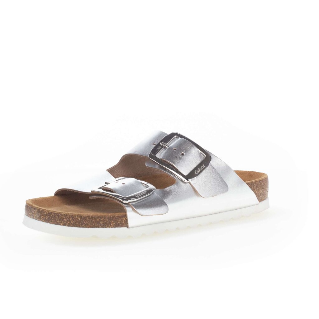 Gabor fashion Pantolette silber