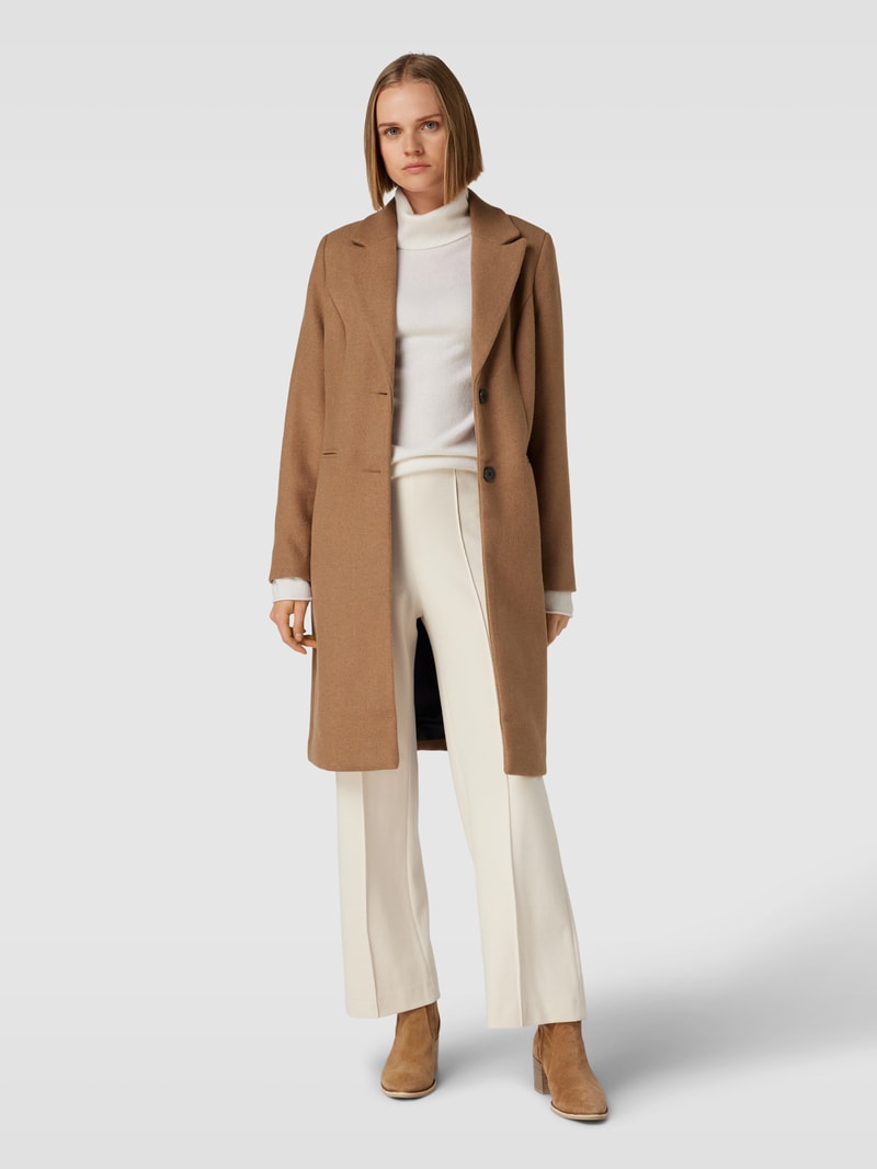 Mantel mit Reverskragen Modell 'BLAZA' in camel