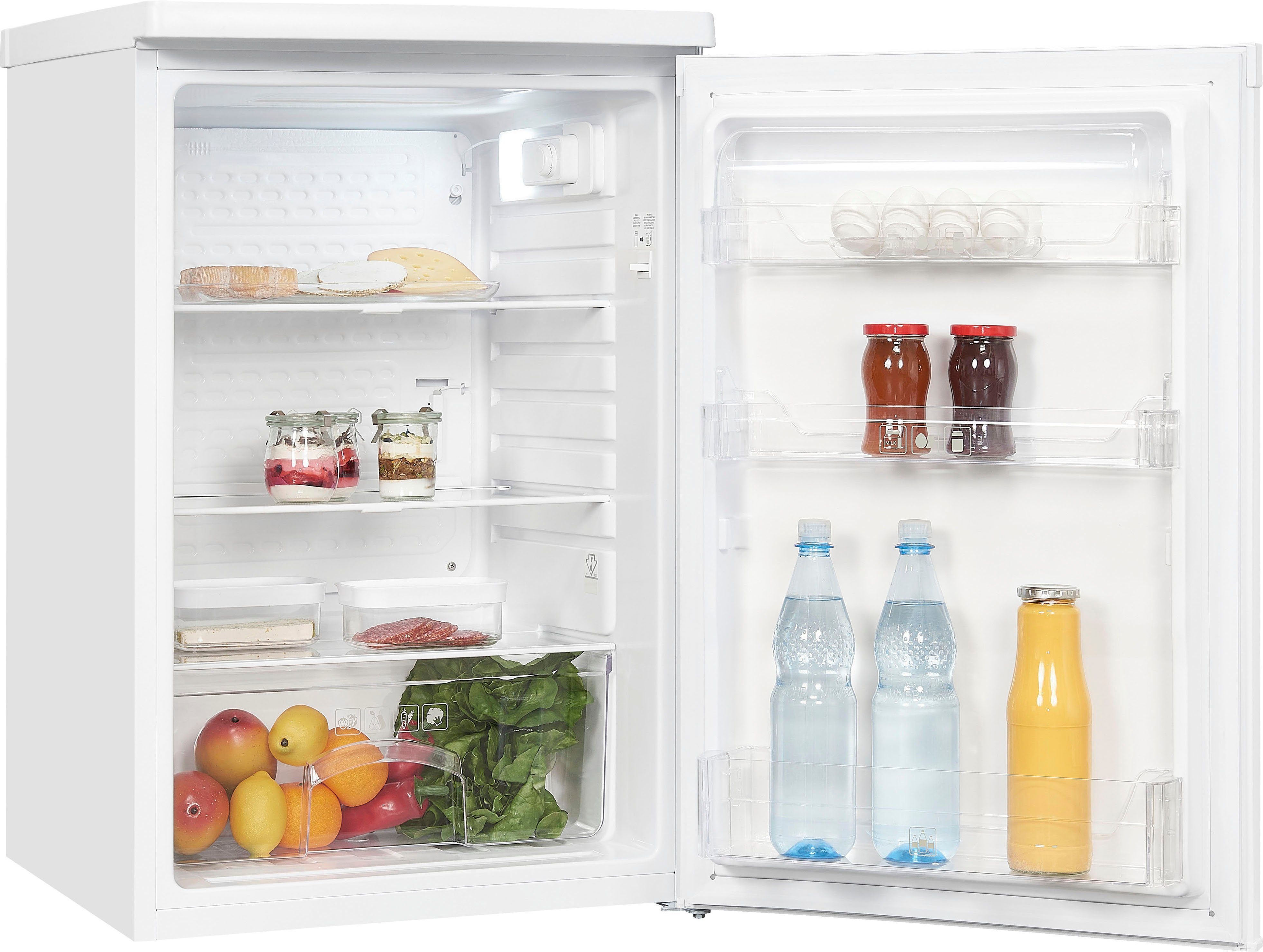 exquisit Vollraumkühlschrank KS16-V-040D, 85 cm hoch, 55 cm breit