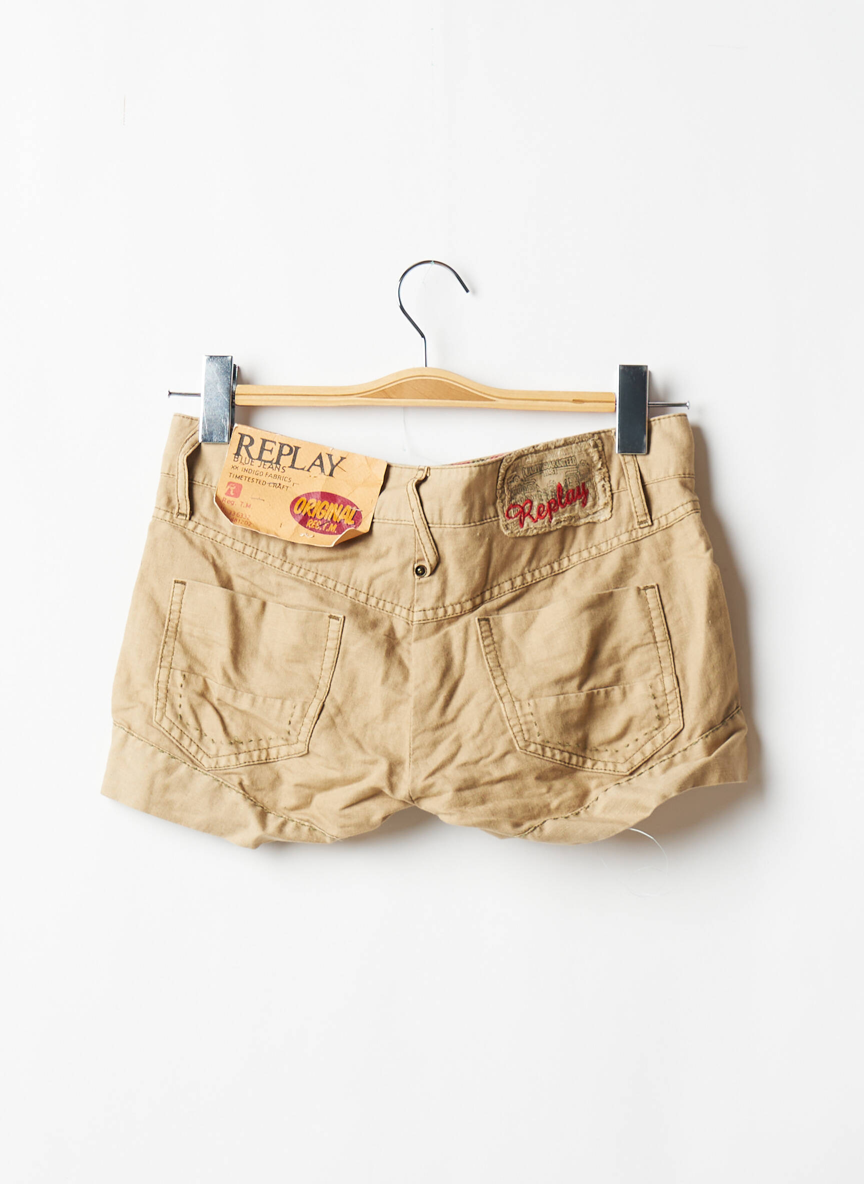 Replay Shorts 1 Femme couleur beige