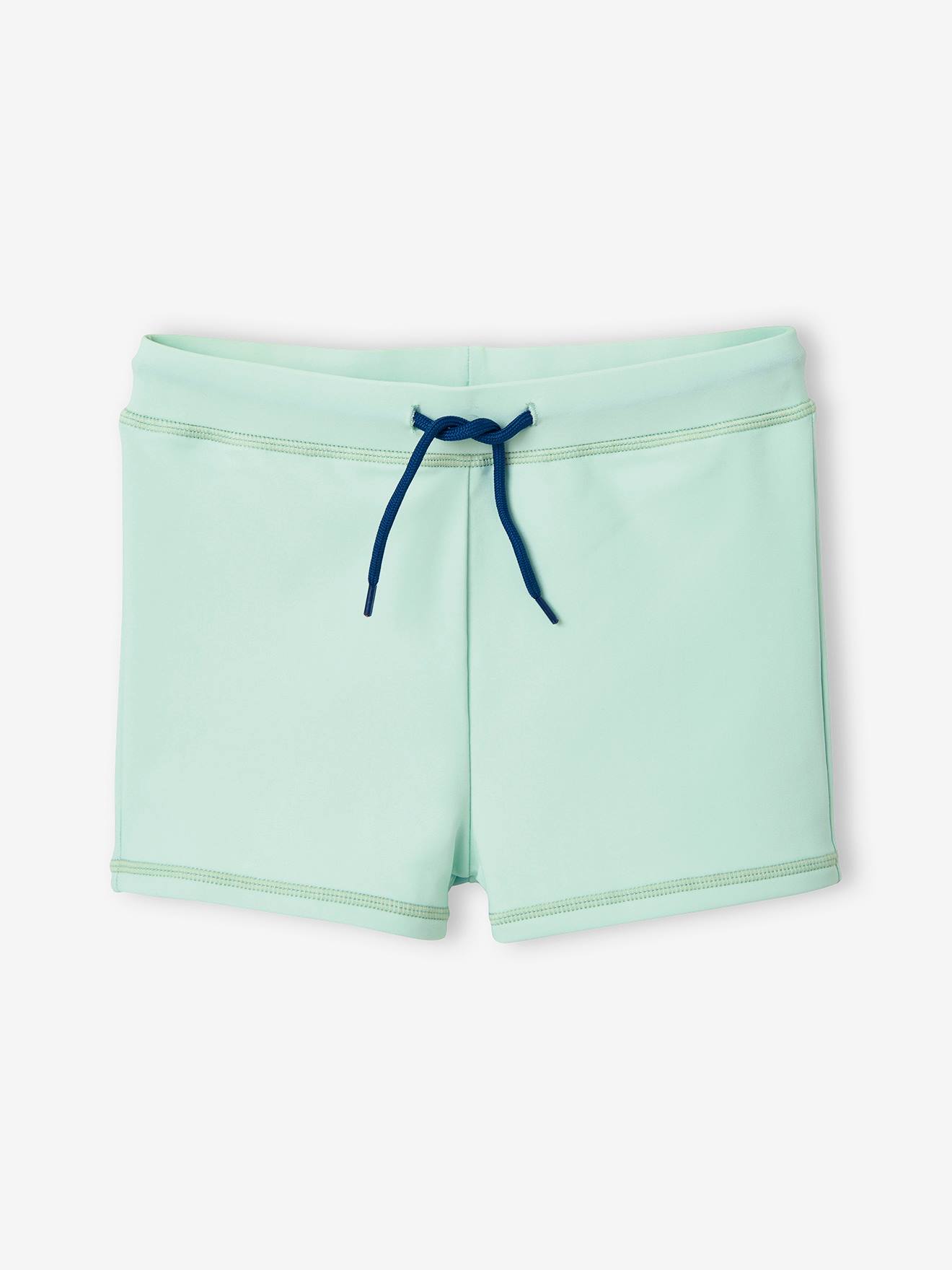 Ensemble de bain anti-UV garçon T-shirt + boxer vert d'eau