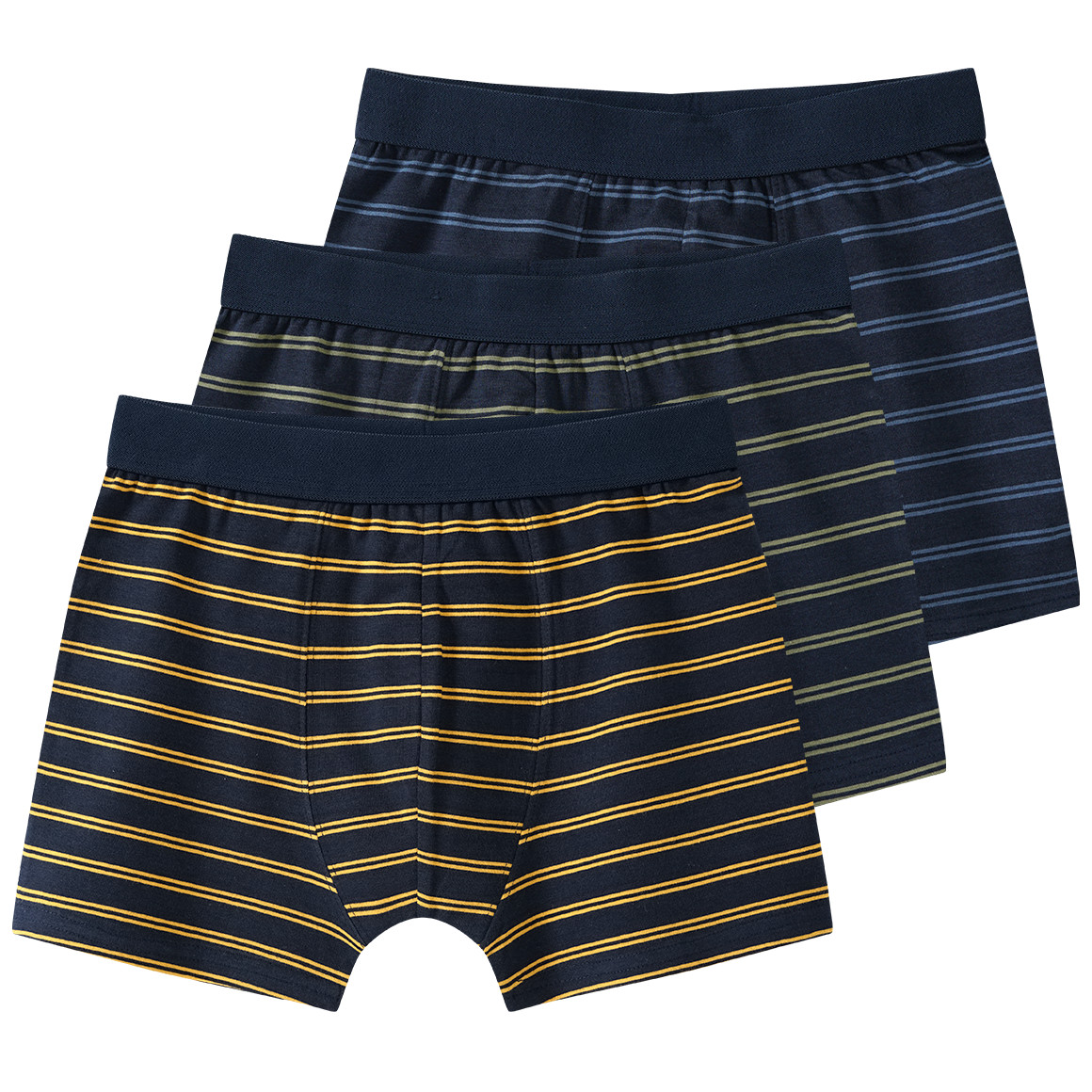 3 Jungen Boxer geringelt