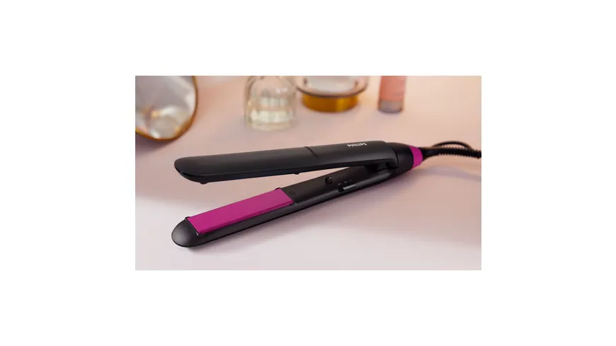 PHILIPS Haarglätter BHS375/00 Schwarz / Pink