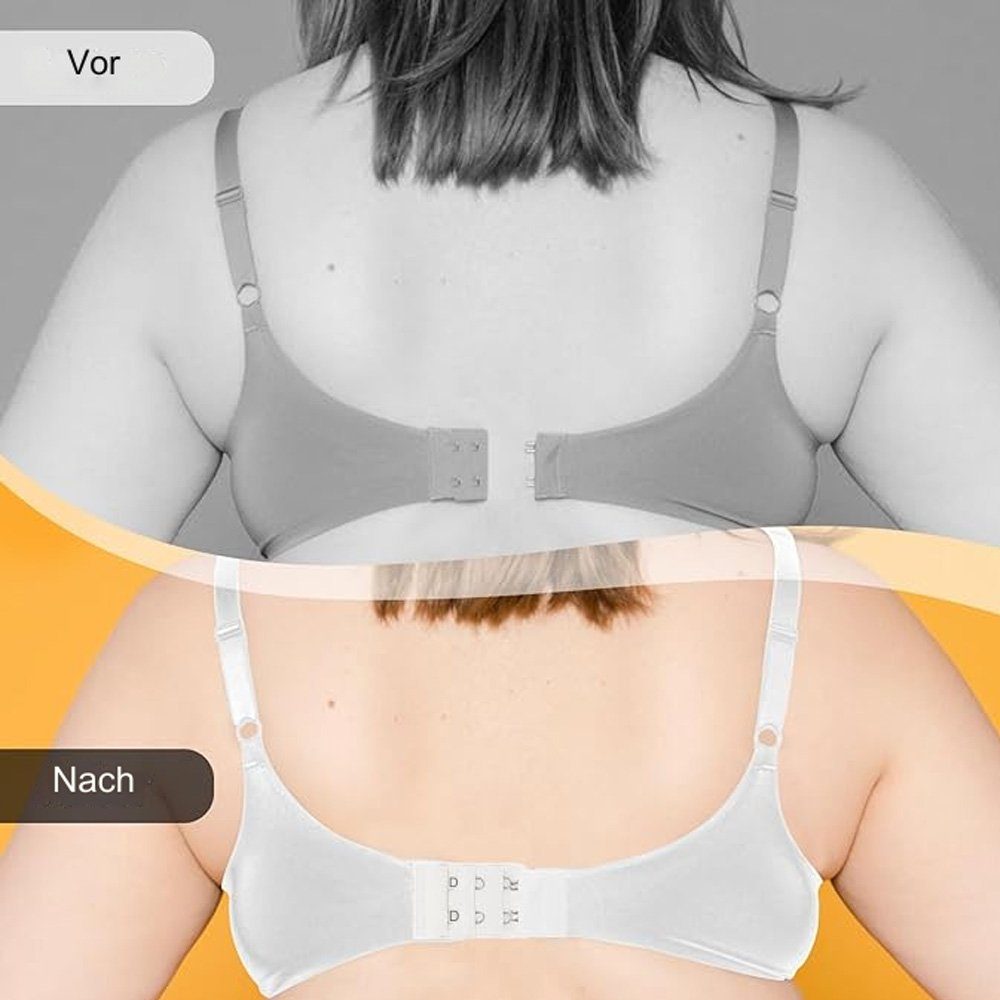 Tian Dee BH-Verlängerung 3 Stück Damen BH-Verlängerer 3 Haken 2 Reihen Verlängerungsschnalle