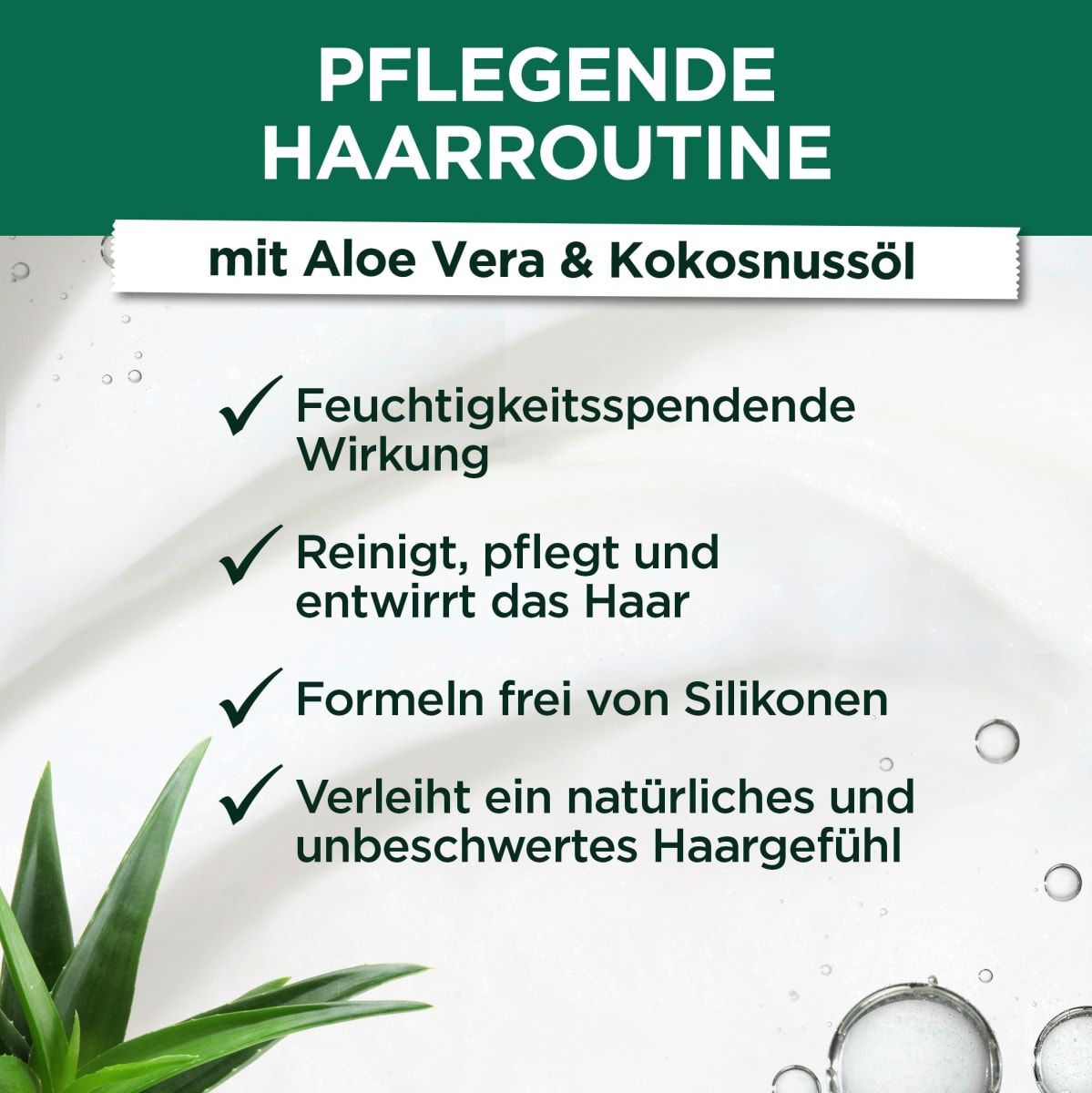 Shampoo Hair Food Aloe Vera, 400 ml