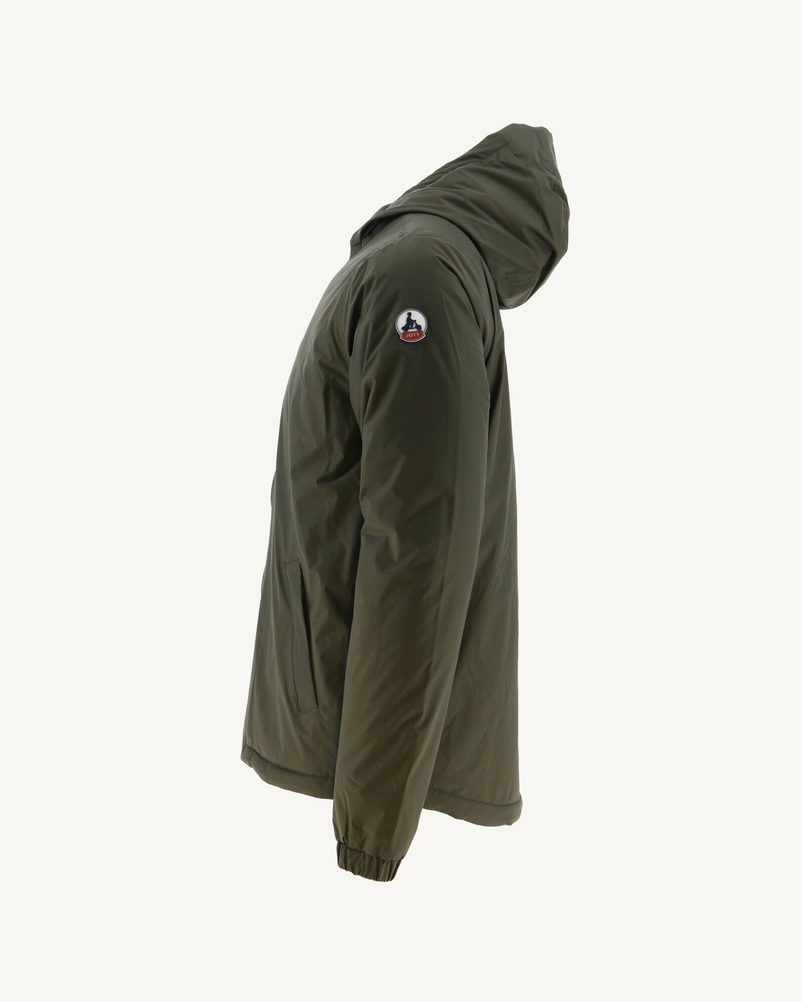 Doudoune Ultralight réversible à capuche Army/Bleu clair Vigo