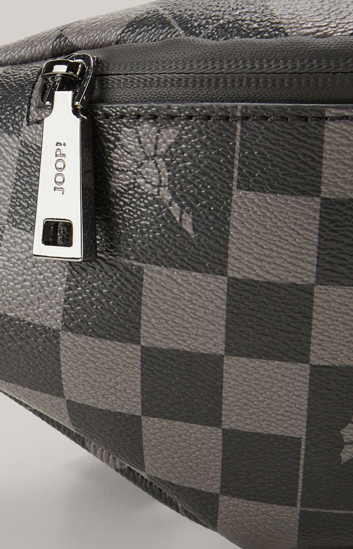 Beuteltasche Cortina Piazza Leo in Schwarz/Grau