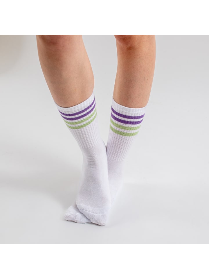 Occulto 6er Pack Retro Tennis Socken Steffi in 60s günstig kaufen