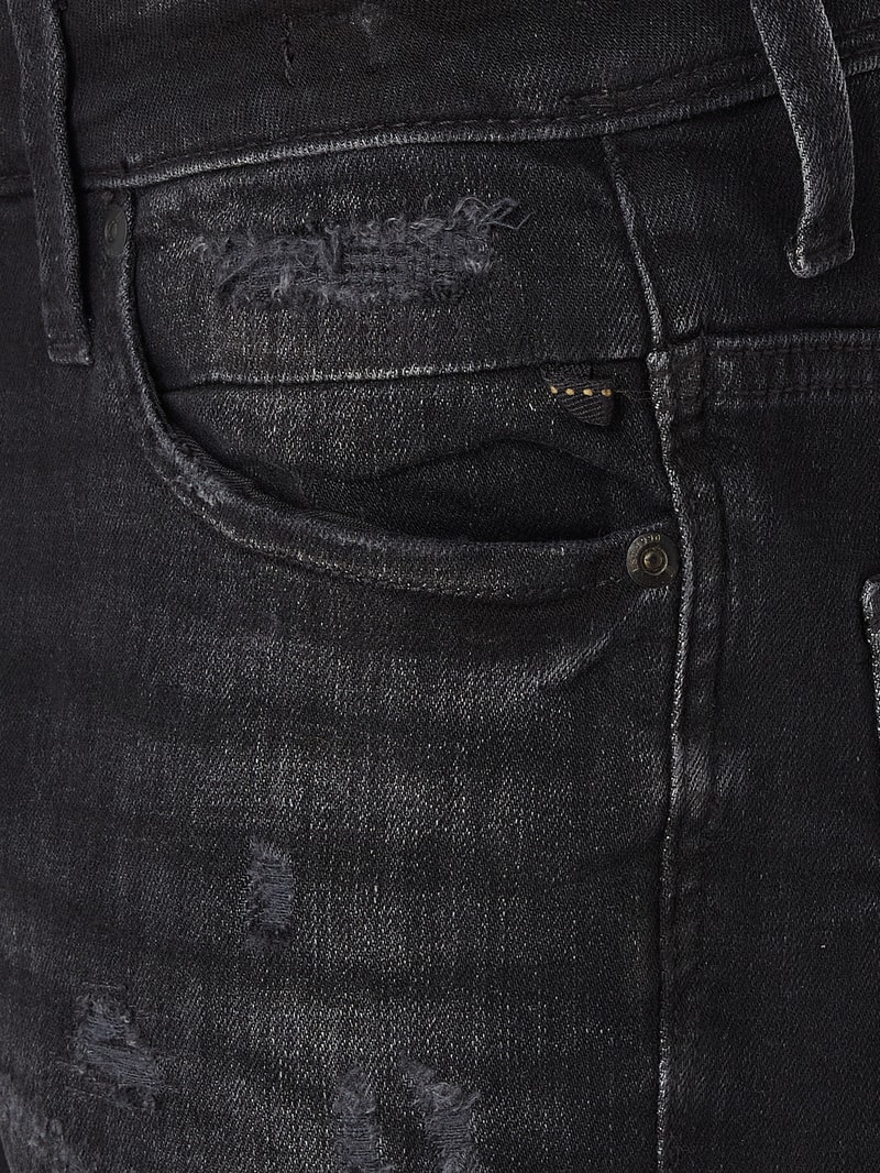 Slim Fit Jeans mit Stretch-Anteil Modell 'Glenn' in schwarz