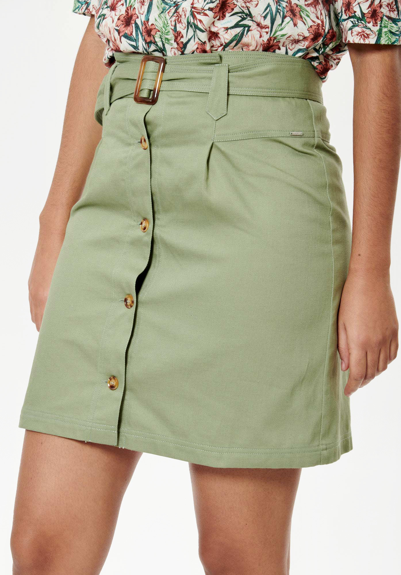 GUILI  Jupe kaki Femme