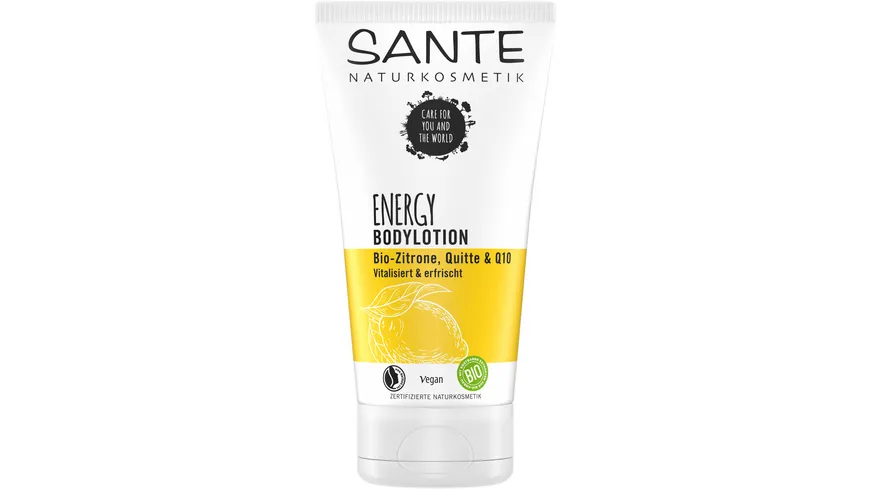 SANTE Energy Bodylotion Bio-Zitrone, Quitte & Q10 150 ml