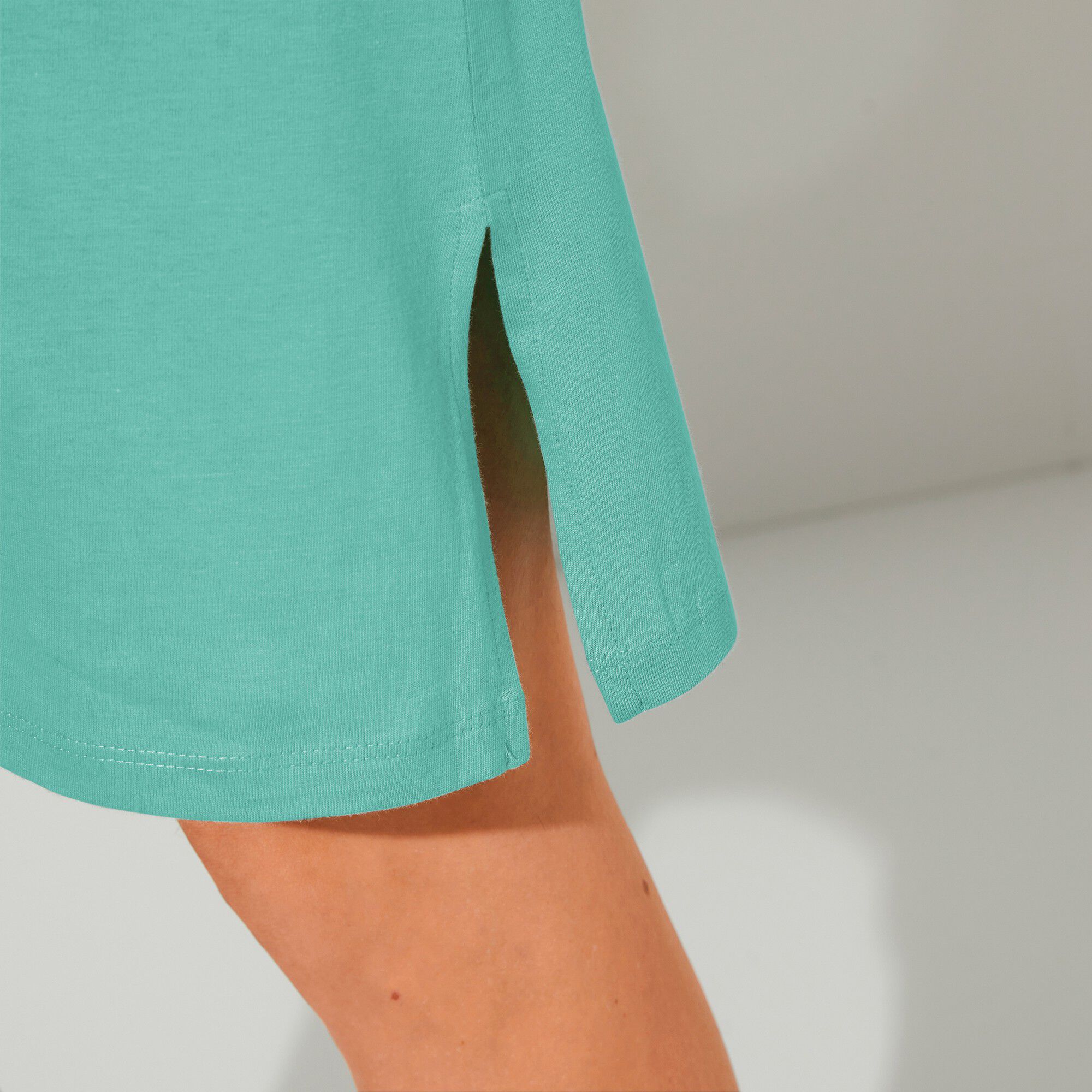 Chemise de nuit courte imprimé rosaces