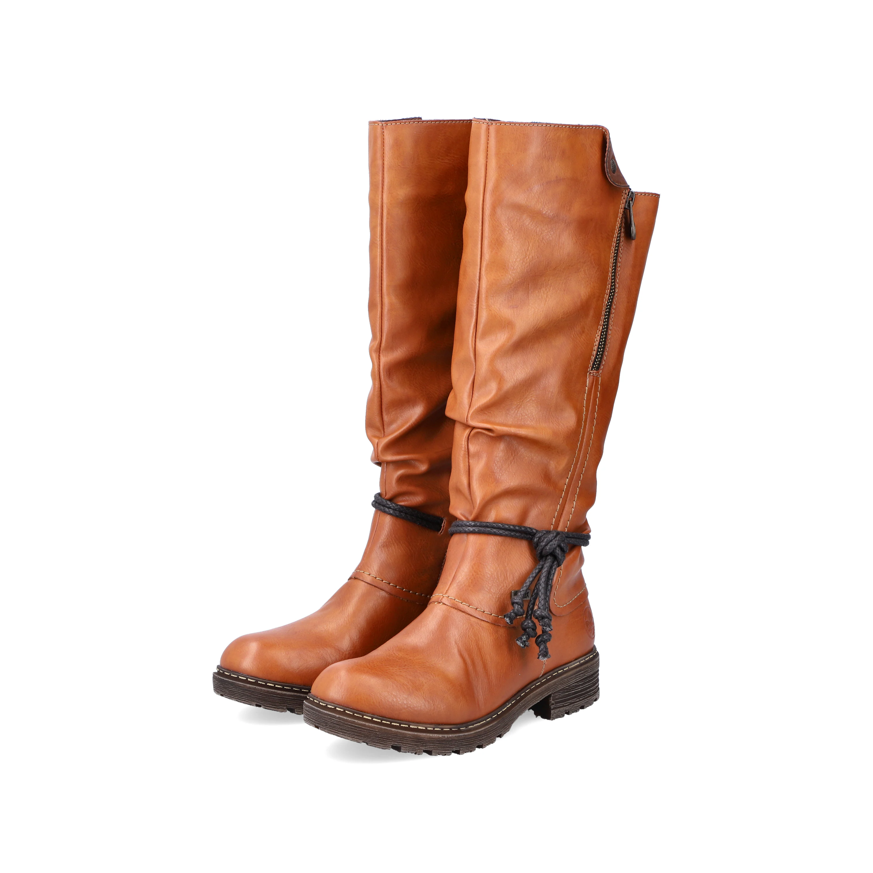 Rieker Damen Hochschaftstiefel karamellbraun