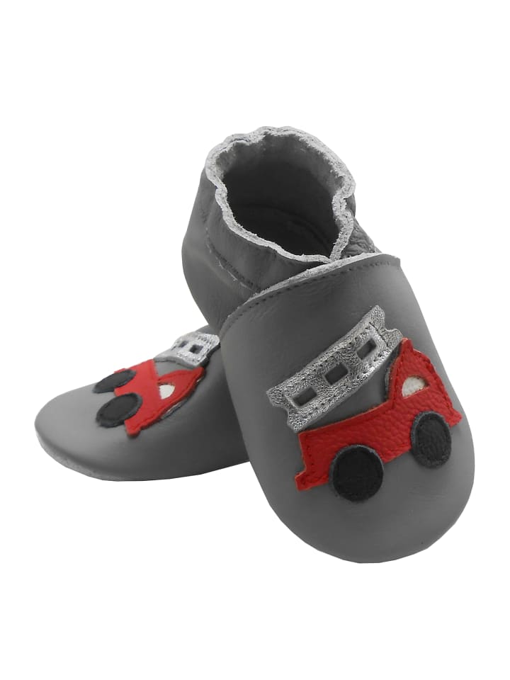 Yalion Leder-Krabbelschuhe 