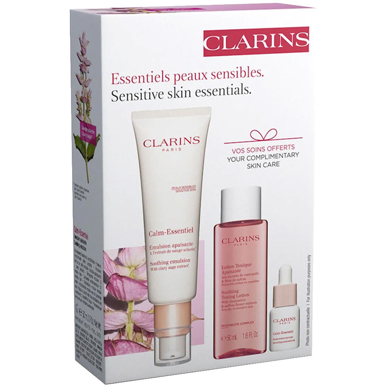 Clarins Calm-Essentiel Coffret Soin Visage Peaux sensibles