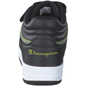 Champion Rebound Vintage Mid Sneaker in schwarz