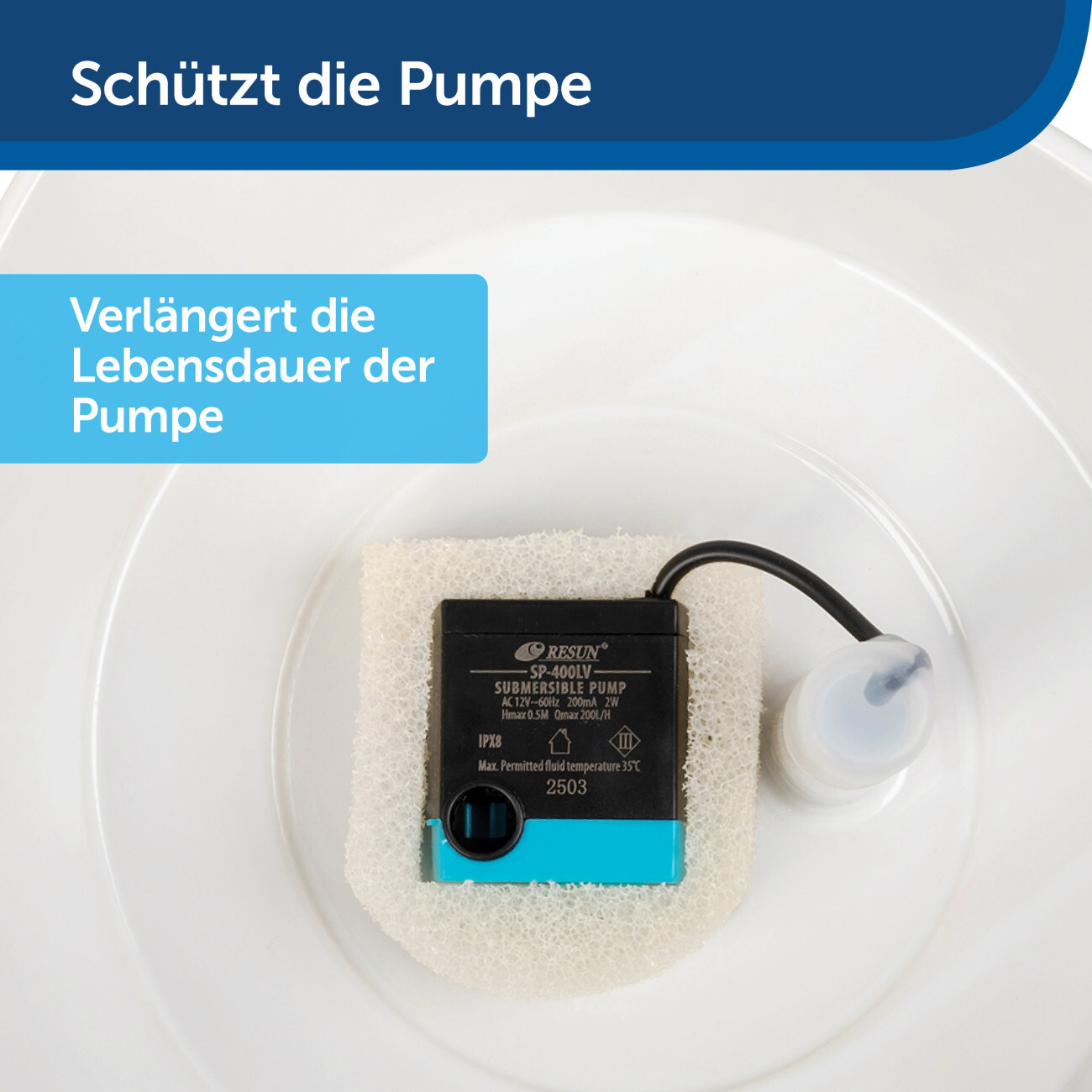 PetSafe Trinkbrunnen PetSafe Schaumfilter, 2er Pack