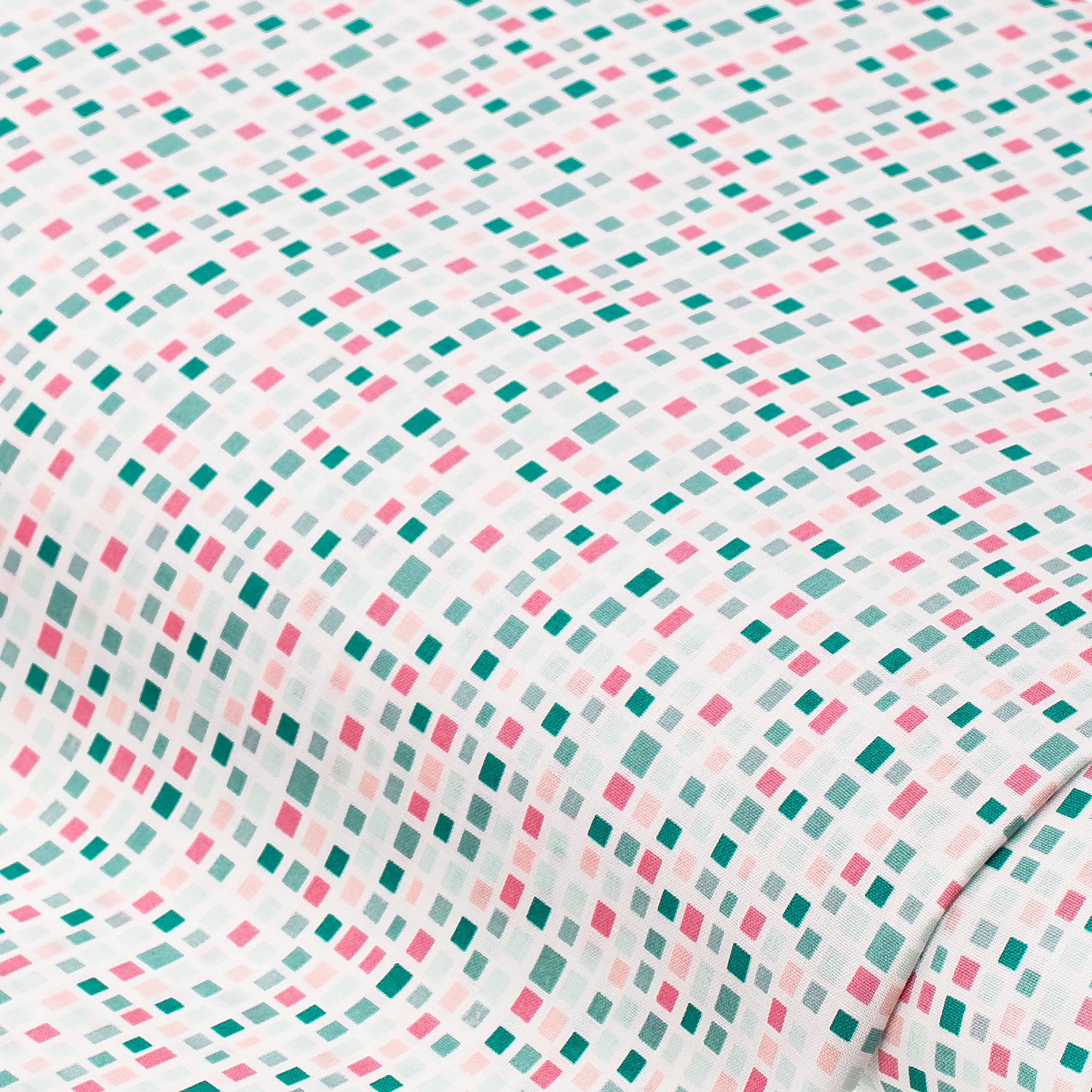 Baumwollstoff Quadrate 