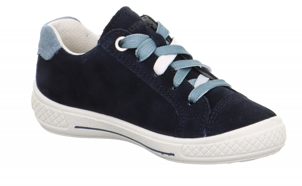 TENSY - Blau Sneaker low mit Reißverschluss