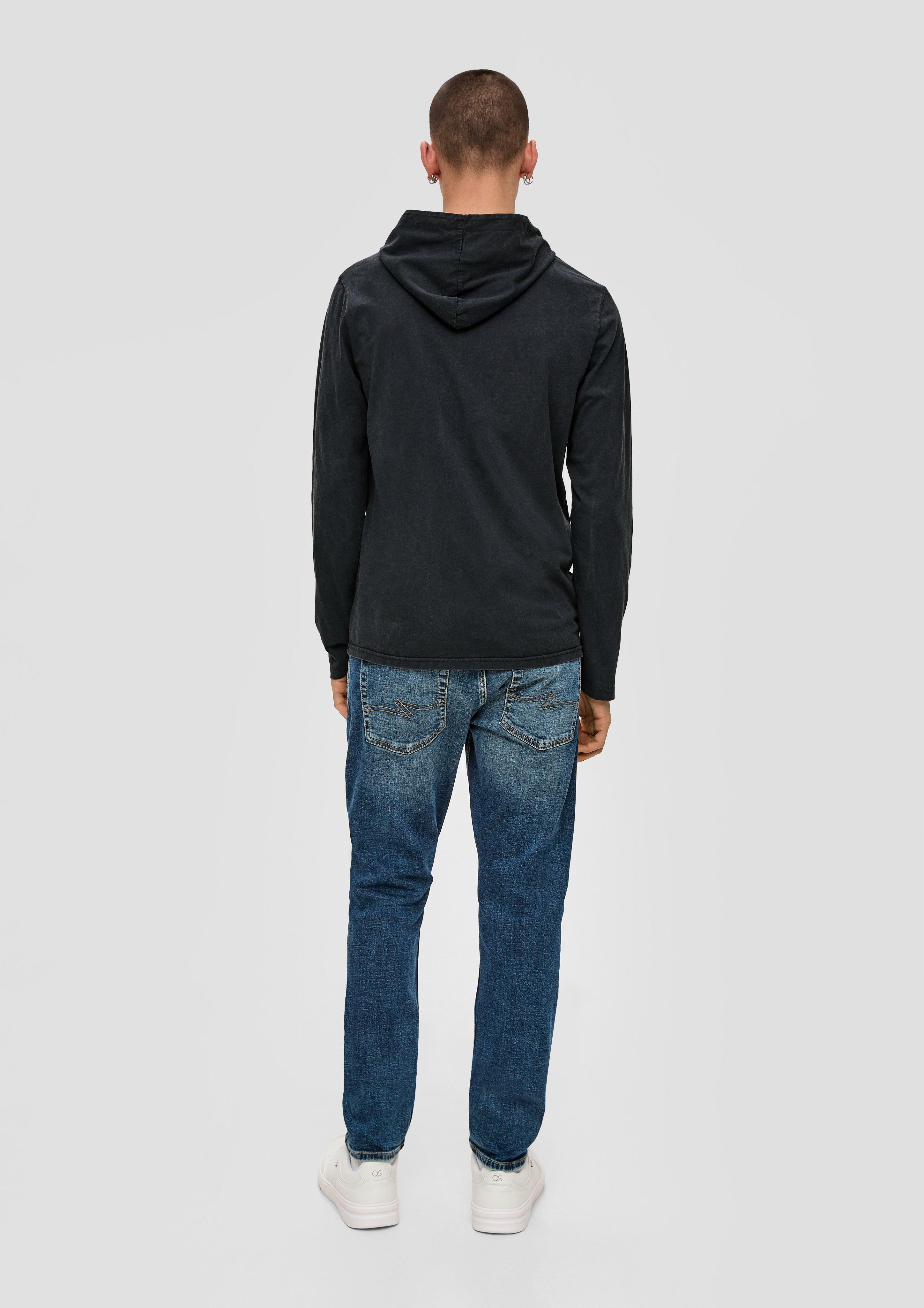 Longsleeve mit Garment Dye  2142410-9897