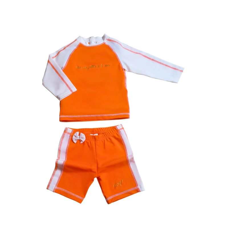 Ensemble enfant Anti-UV : Sunny Orange Fluo
